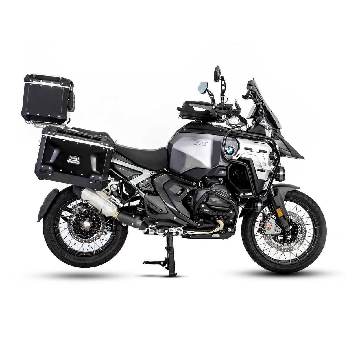 BMW R1300GS / R1300GS Adventure / TRIUMPH TIGER 1200 Aluminum Case System | LOBOO CONQUEROR Series