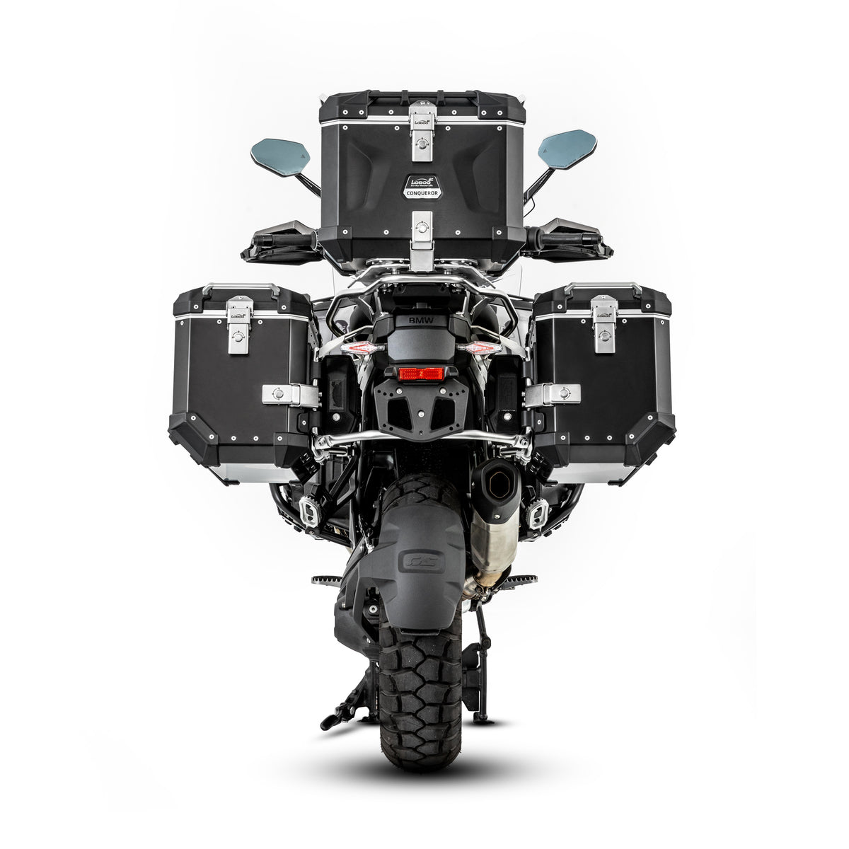 BMW R1300GS / R1300GS Adventure / TRIUMPH TIGER 1200 Aluminum Case System | LOBOO CONQUEROR Series