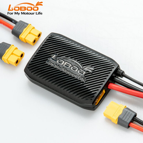 Protector de Batería Inteligente y Gestor Electrónico LOBOO CB20 / CB10 - Módulo de Distribución de Energía de 3 Vías de 480W para Motocicletas - Impermeable IP65 - Centro de Energía Inteligente para Accesorios