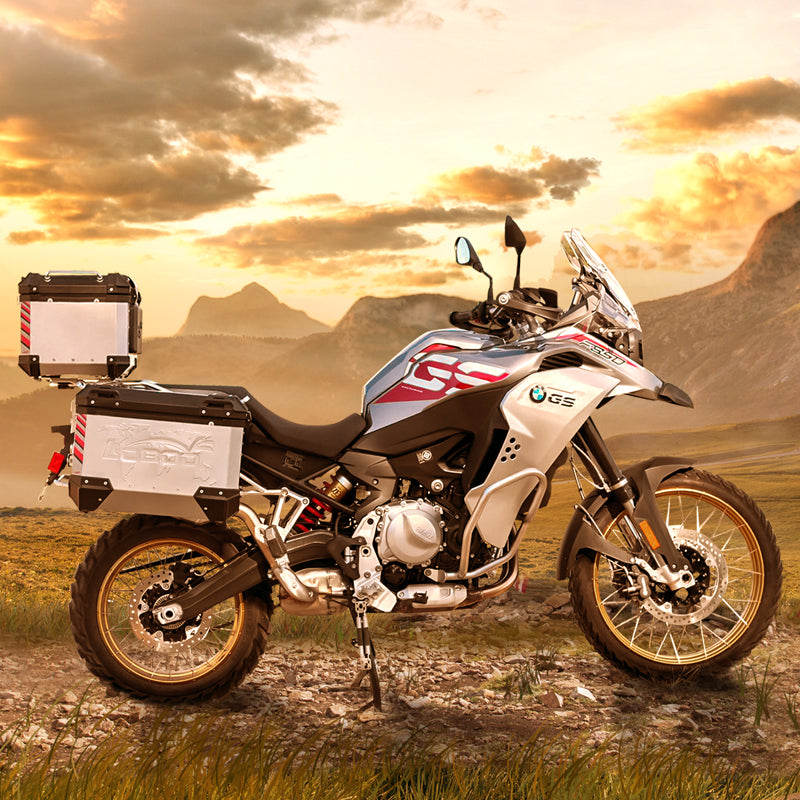 Valigie laterali e bauletto della serie PIKE TRACKER - BMW F850GS ADV