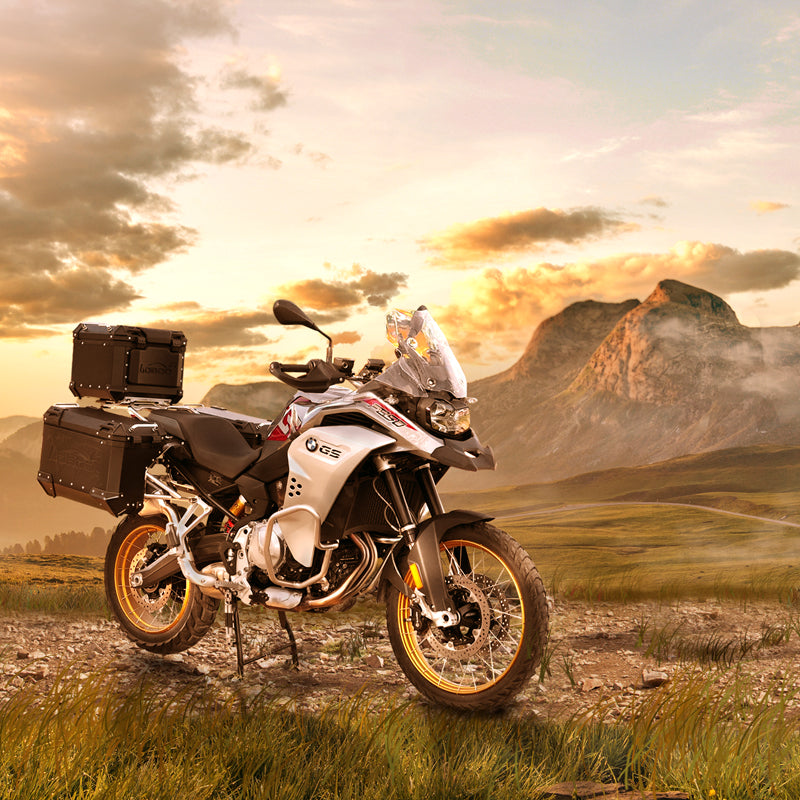 Valigie laterali e bauletto della serie PIKE TRACKER - BMW F850GS ADV
