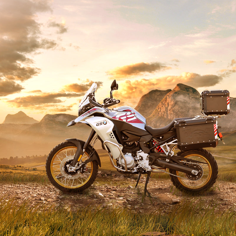 Valigie laterali e bauletto della serie PIKE TRACKER - BMW F850GS ADV