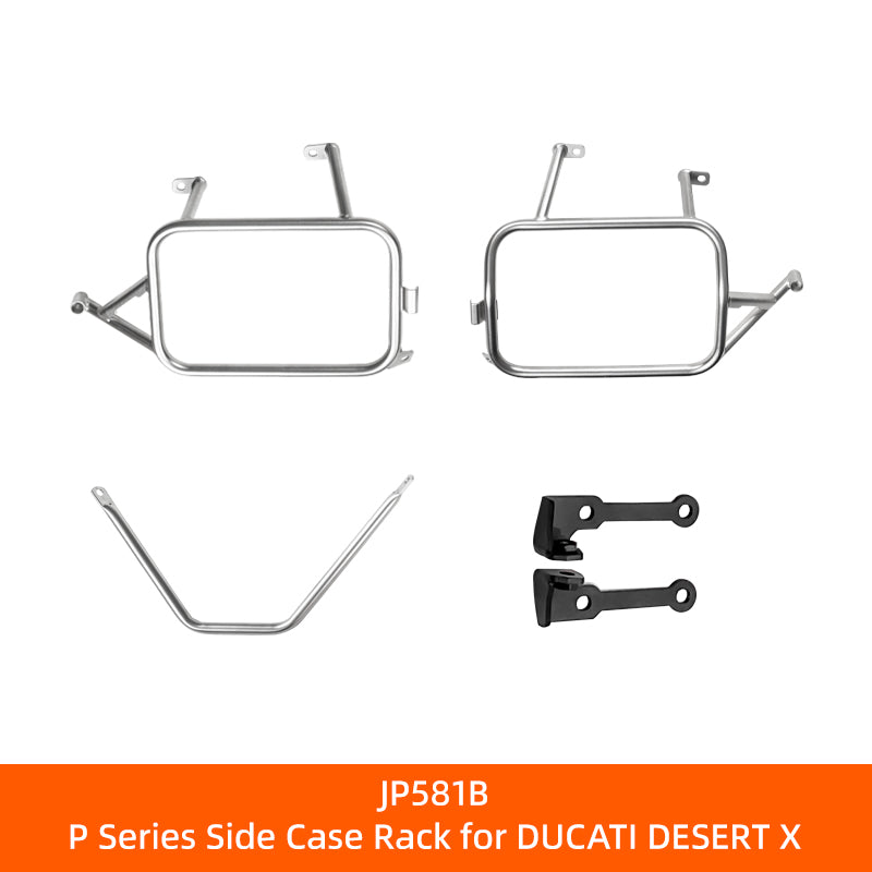Ducati Desert X Side Case Rack | LOBOO JP581B PIKE TRACKER Series