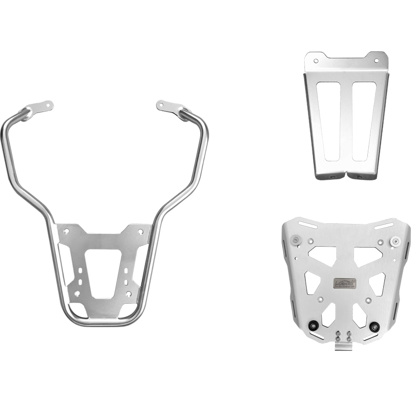 VESPA 150 / VESPA 300 Top Case Rack | LOBOO JPT781W | Fits P45T P36T T36T C40T | Silver & Black