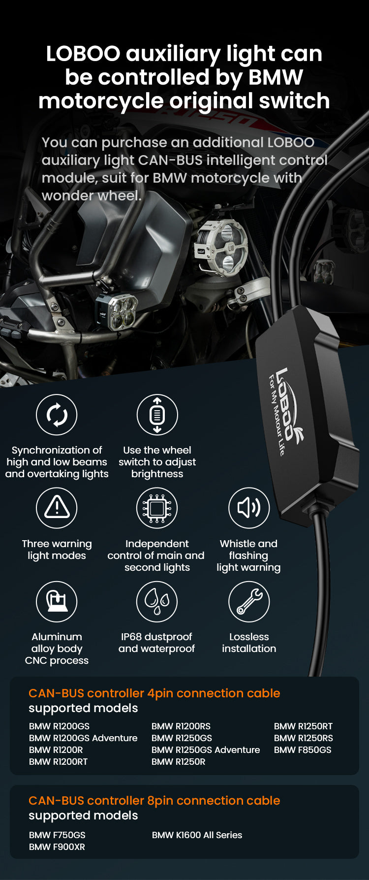 For BMW Riders: Seamless OEM Control
