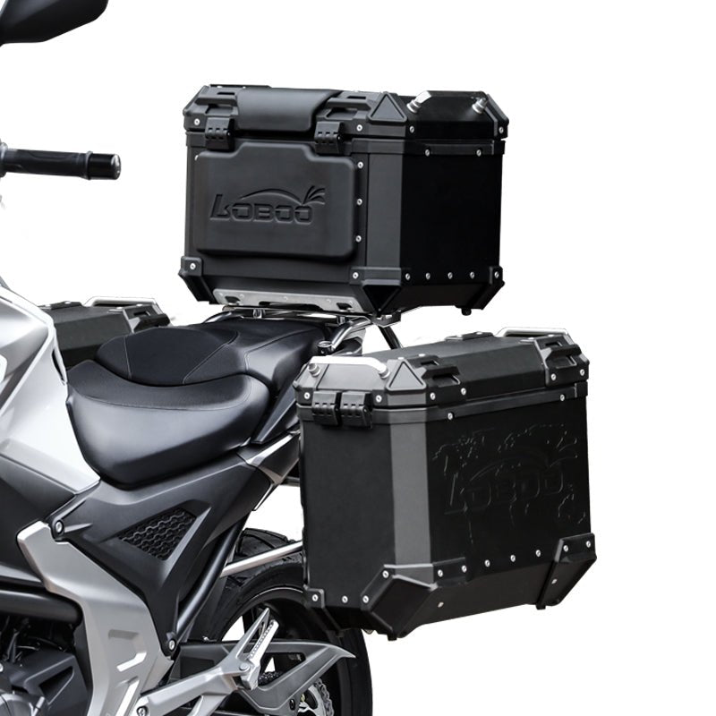 Honda NC750X Side Case Rack & Top Case Rack | LOBOO JP303BW | Fits P35L P35R BCB4040TBK & P45T P36T T36T C40T - LOBOO