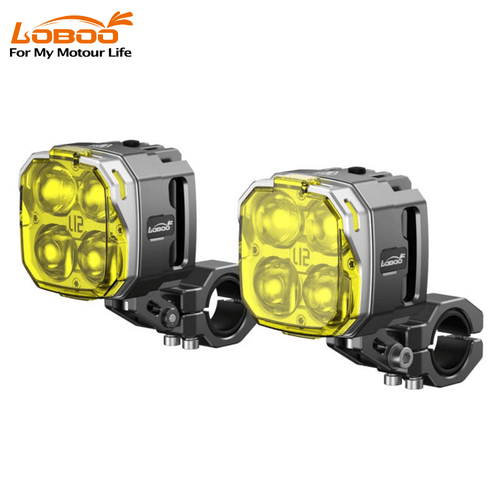 L12T High&Low Beam Auxiliary Lights – Pair - LOBOO