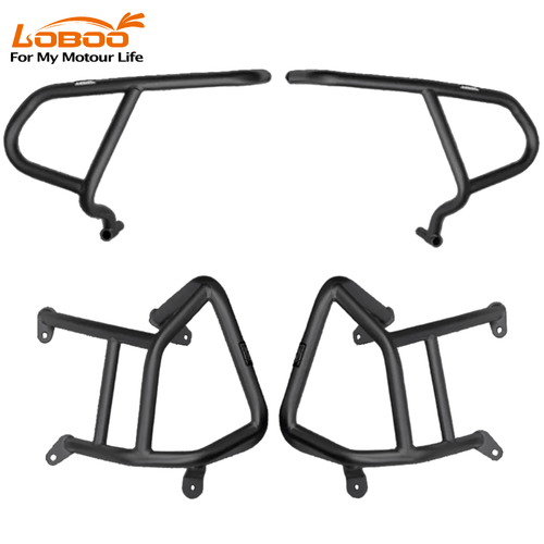 LOBOO 304 Stainless Steel Crash Bars for BMW R1250GS | 25mm Engine Guards - LOBOO