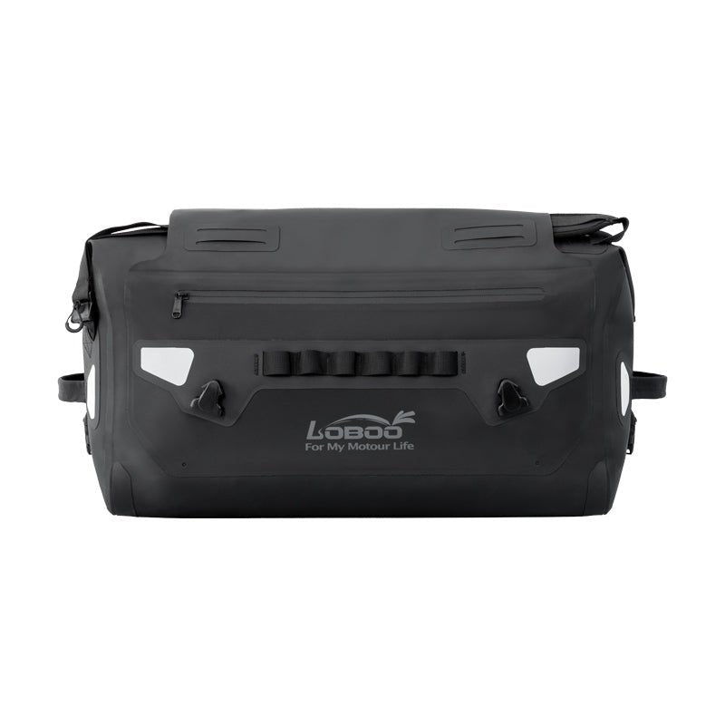 LOBOO Alps 46L Waterproof Tail Bag | IPX7 TPU Motorcycle Dry Bag with 1.5L Hydration Bladder - LOBOO