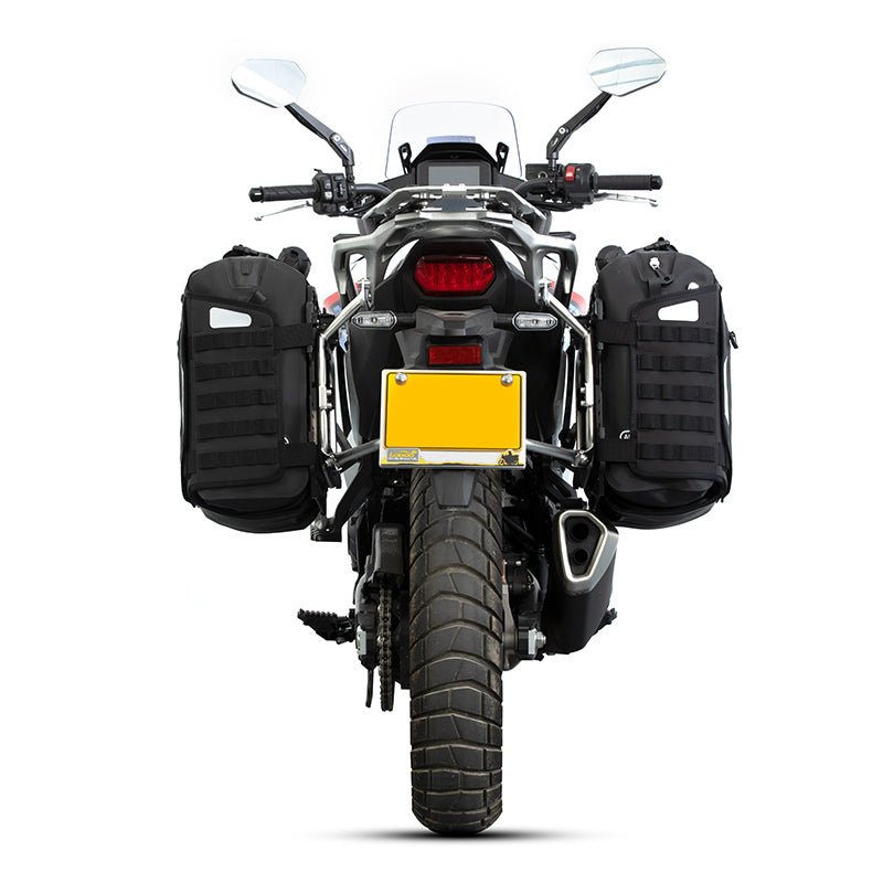 LOBOO Alps Inflatable Waterproof Side Bags (23L/30L) | Shock - Absorbing Soft Panniers with Anti - Theft Lock - LOBOO