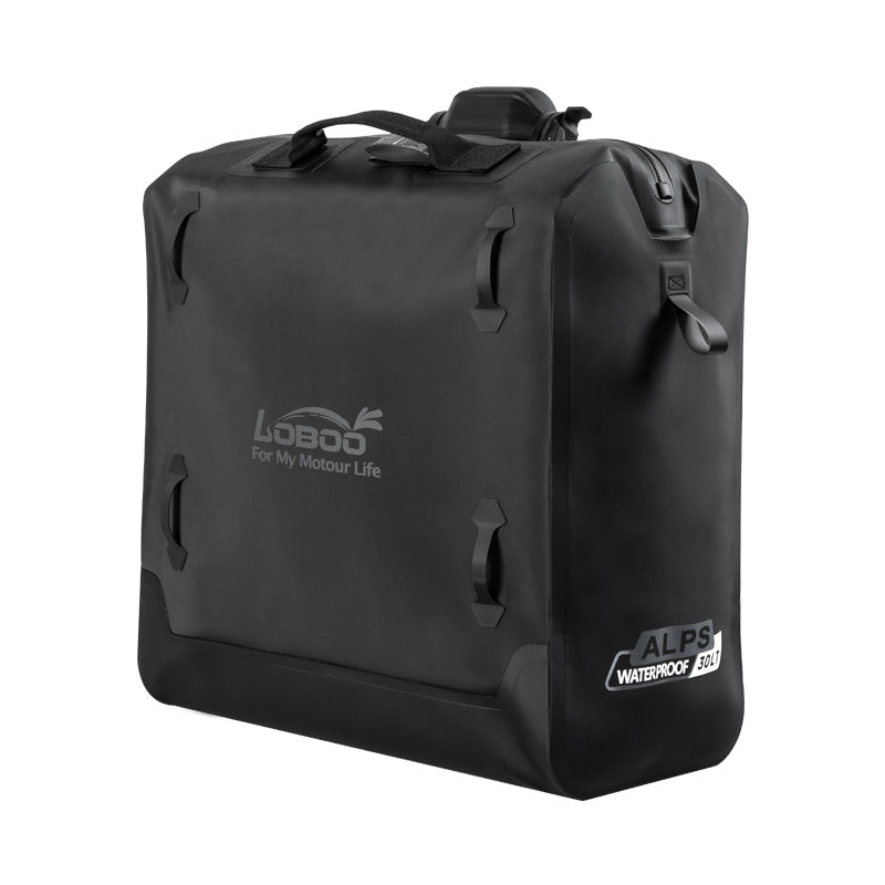 LOBOO Alps Inflatable Waterproof Side Bags (23L/30L) | Shock - Absorbing Soft Panniers with Anti - Theft Lock - LOBOO