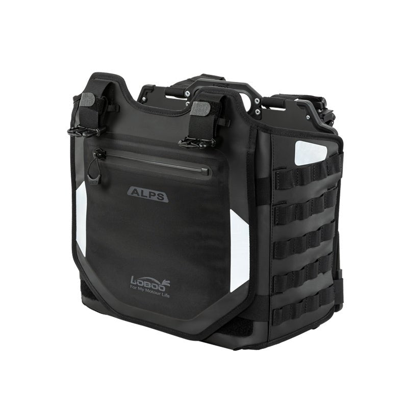 LOBOO Alps Inflatable Waterproof Side Bags (23L/30L) | Shock - Absorbing Soft Panniers with Anti - Theft Lock - LOBOO