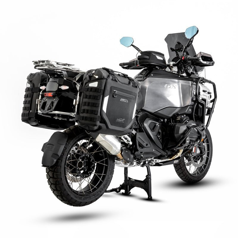 LOBOO Alps Inflatable Waterproof Side Bags (23L/30L) | Shock - Absorbing Soft Panniers with Anti - Theft Lock - LOBOO