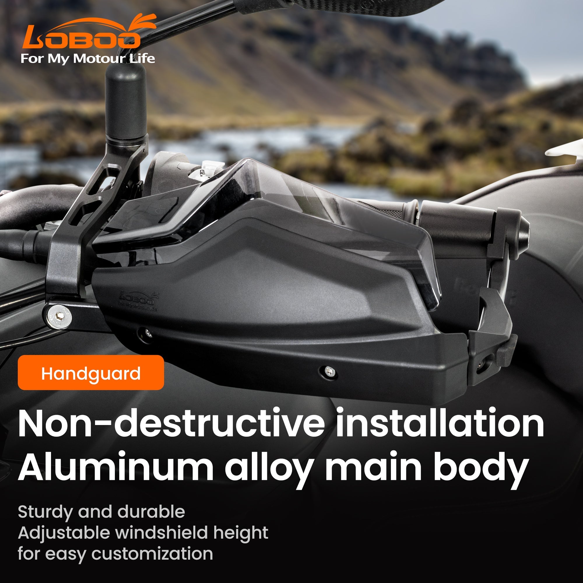 LOBOO Aluminum Handguard System for Benelli TRK 552X (2024+) | Adjustable Wind Shield & Protection Kit - LOBOO