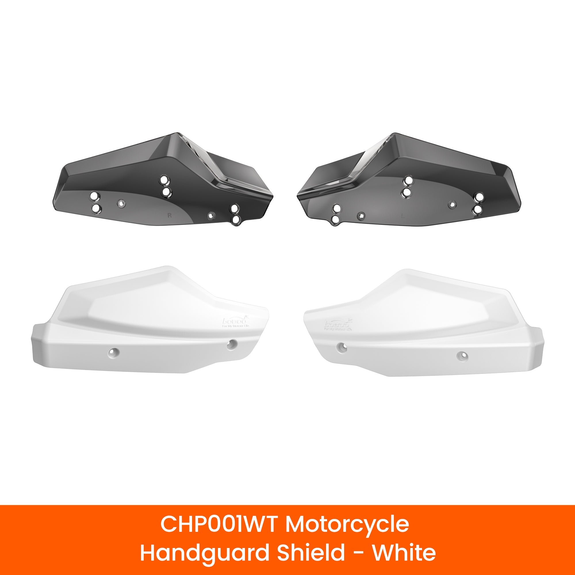LOBOO Aluminum Handguard System for KTM 790/890 & Norden 901 | Adjustable Windshield & Crash Protection - LOBOO