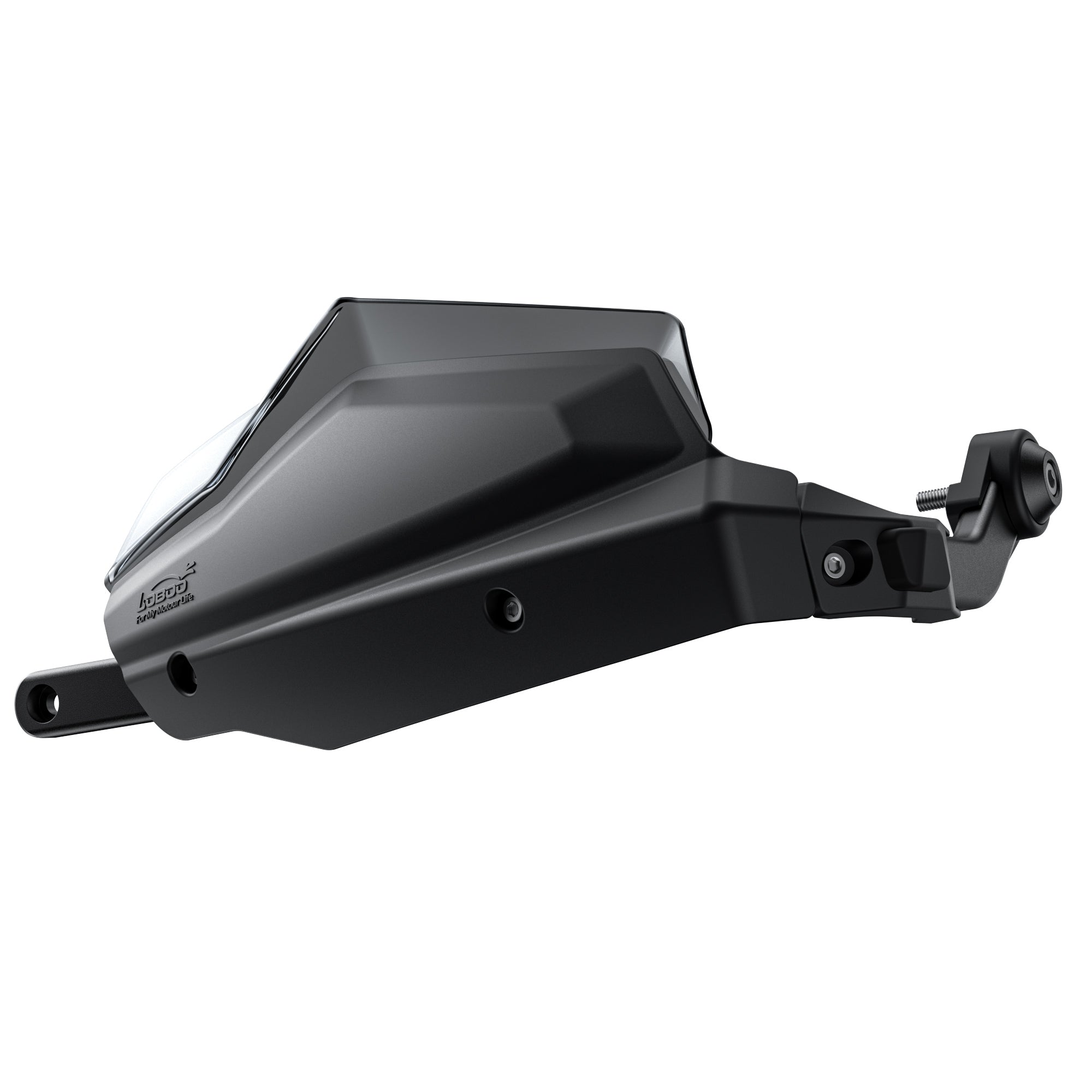 LOBOO Aluminum Handguard System for Triumph Scrambler 1200XE (2024+) | Adjustable Windshield & Impact Sliders - LOBOO