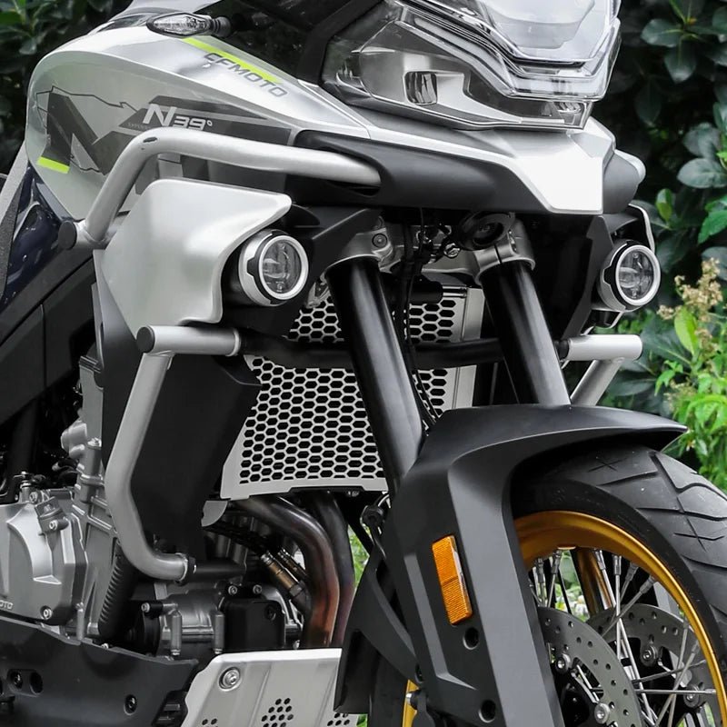 LOBOO Aluminum Radiator Guard Protector for CFMOTO 800MT (2021 - 2026) | Heavy - Duty Stone Guard & Cooling Optimized - LOBOO