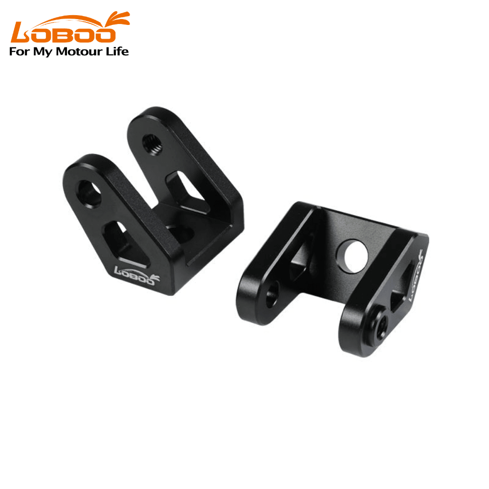 LOBOO Auxiliary Light Mount for BMW R1300GS (2023+) | Rotatable & Tilt Adjustable | CNC Aluminum - LOBOO