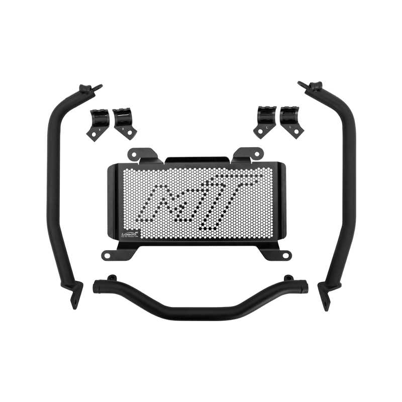 LOBOO Auxiliary Lower Crash Bar + Radiator Guard for CFMOTO 700MT (2024+) | Dual Protection Kit - LOBOO