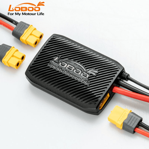 LOBOO CB20 / CB10 Smart Battery Protector & Electronics Manager - 480W 3-Way Power Distribution Module for Motorcycles - IP65 Waterproof - Intelligent Accessory Power Hub - LOBOO