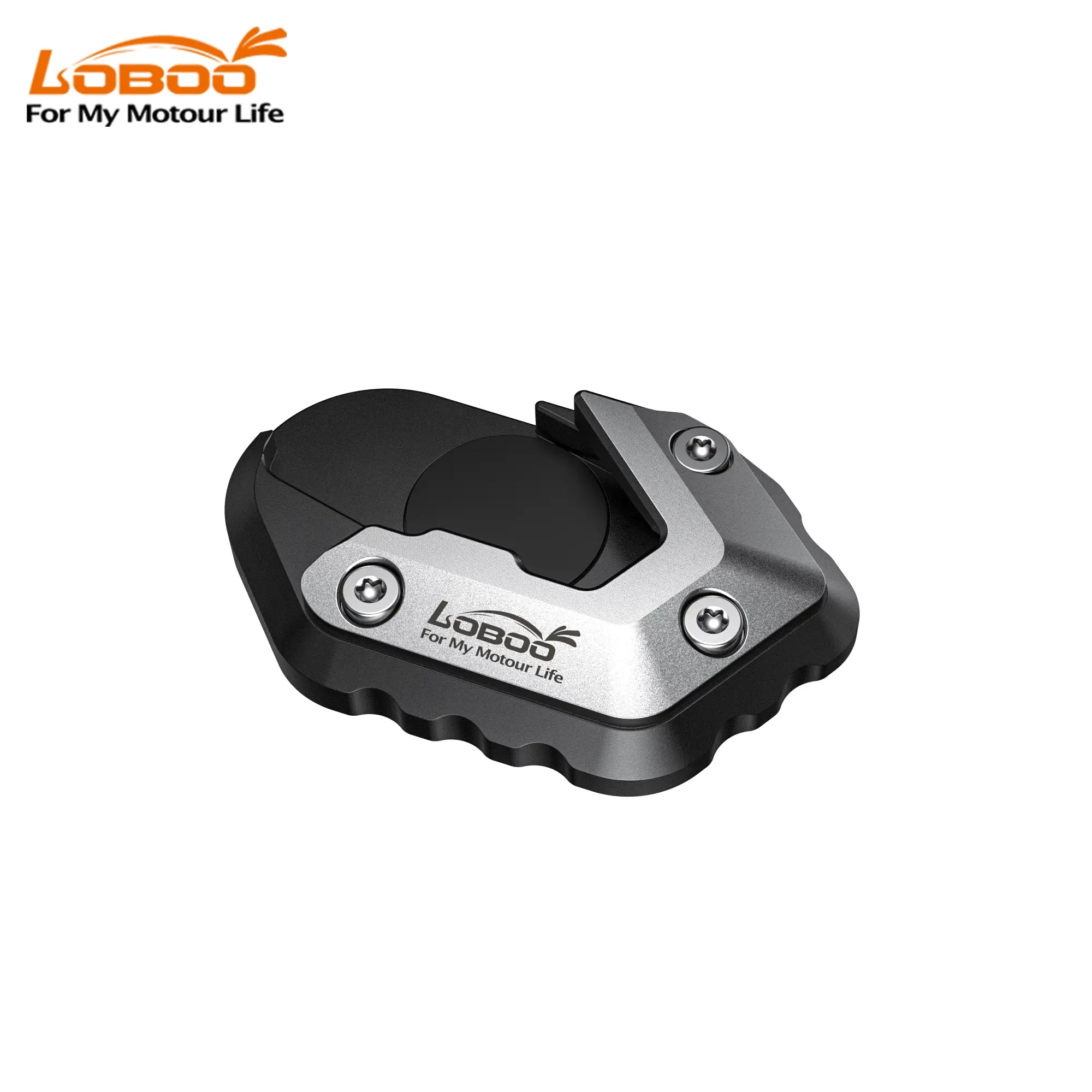 LOBOO CJC151 - CN Side Stand Foot Enlarger for BMW R1300GS | CNC Aluminum Kickstand Pad - LOBOO
