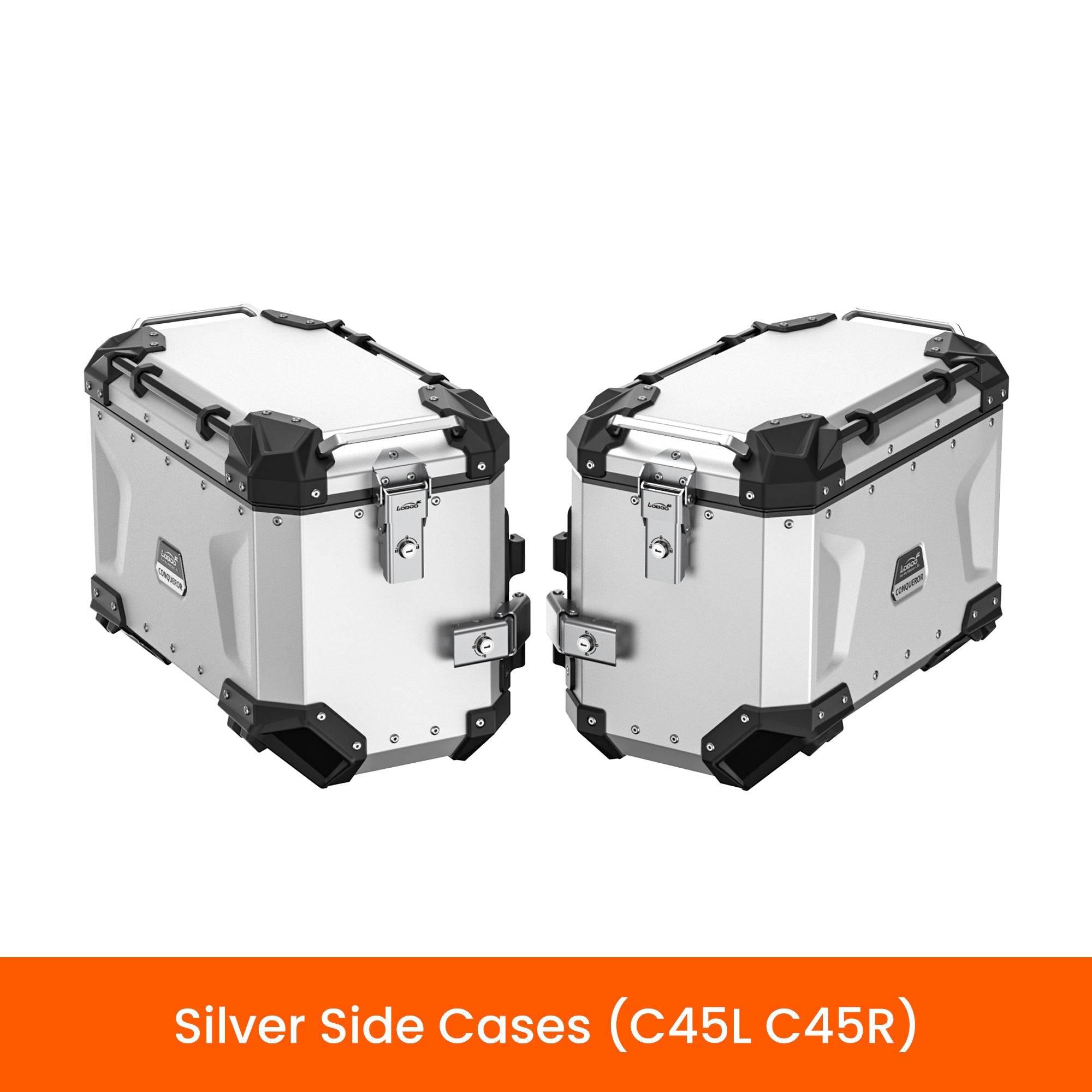 LOBOO CONQUEROR Aluminum Motorcycle Luggage System | BMW R1300GS / R1300GS Adventure - LOBOO