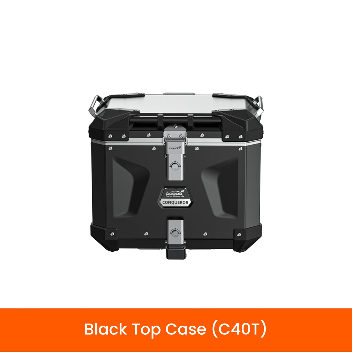 LOBOO CONQUEROR Aluminum Motorcycle Luggage System | C40T(40L) C45L(45L) C38R(38L) | FITS BMW F750GS / F800GS / F850GS/ADV / F900GS/ADV / R1200GS/ADV / R1250GS/ADV / KTM 1050-1290 Super ADV - LOBOO