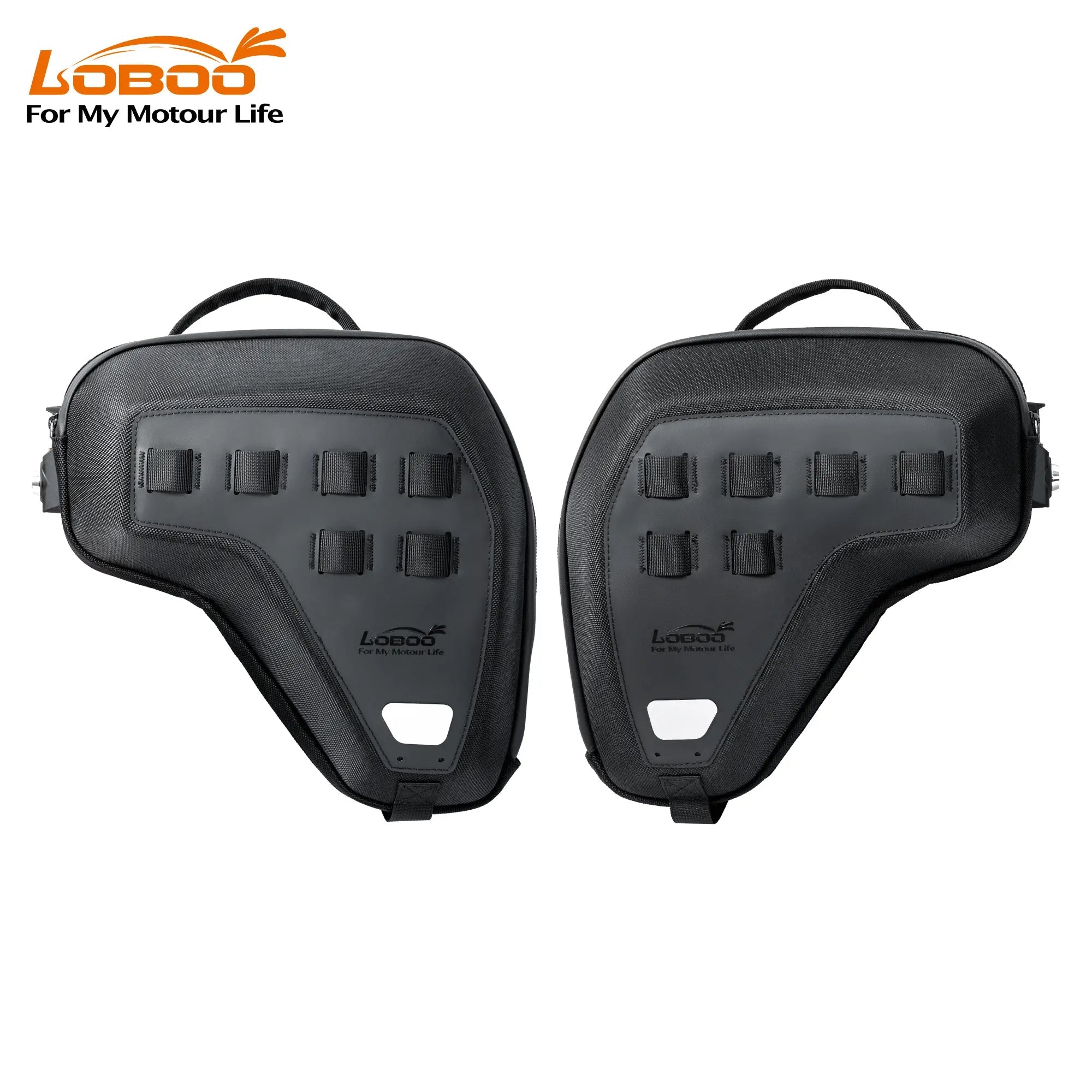 LOBOO Crash Bar Bags (5L Pair) for BMW R1300GS Adventure (2024+) - Anti - Theft EVA Hard Shell Storage - LOBOO