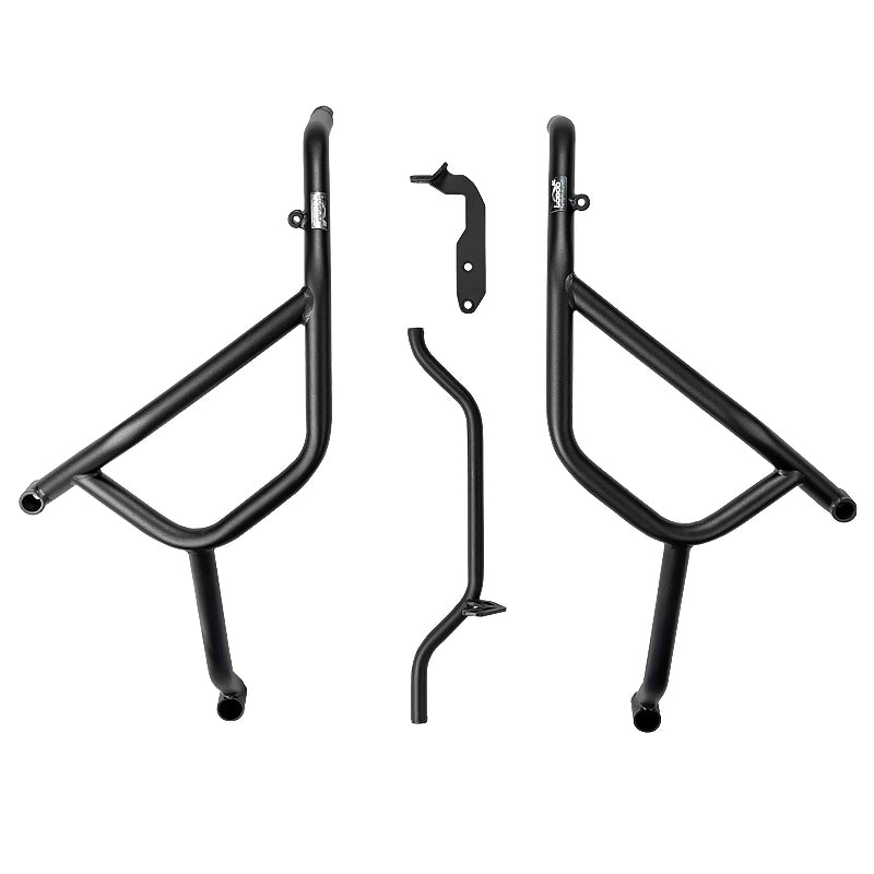 LOBOO Crash Bar for Ducati Desert X (2023+) | 304 Stainless Steel Engine Guard & Aux Light Mount - LOBOO