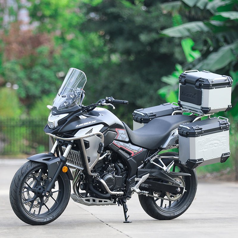 LOBOO Crash Bar for Honda CB400X (2021+) & CB500X (2019+) | 304 Stainless Steel Upper & Lower Engine Guard - LOBOO