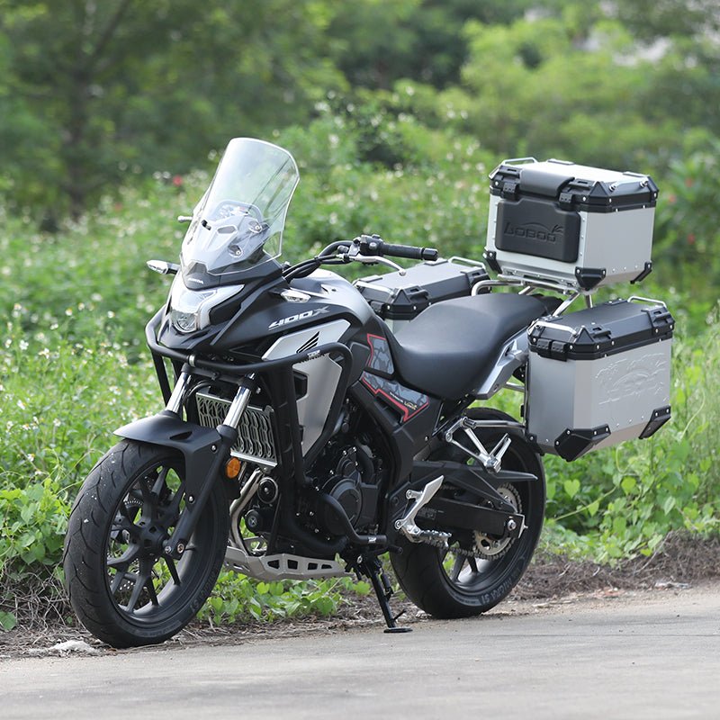 LOBOO Crash Bar for Honda CB400X (2021+) & CB500X (2019+) | 304 Stainless Steel Upper & Lower Engine Guard - LOBOO