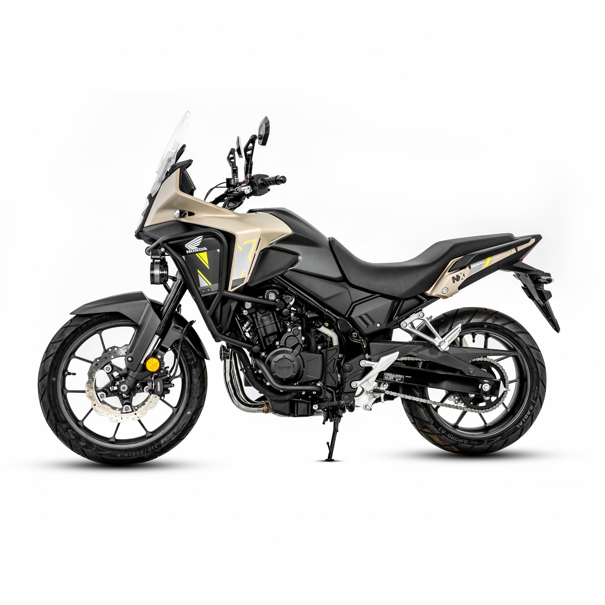 LOBOO Crash Bar for Honda NX400 / NX500 (2024+) | 304 Stainless Steel Engine Guard System - LOBOO