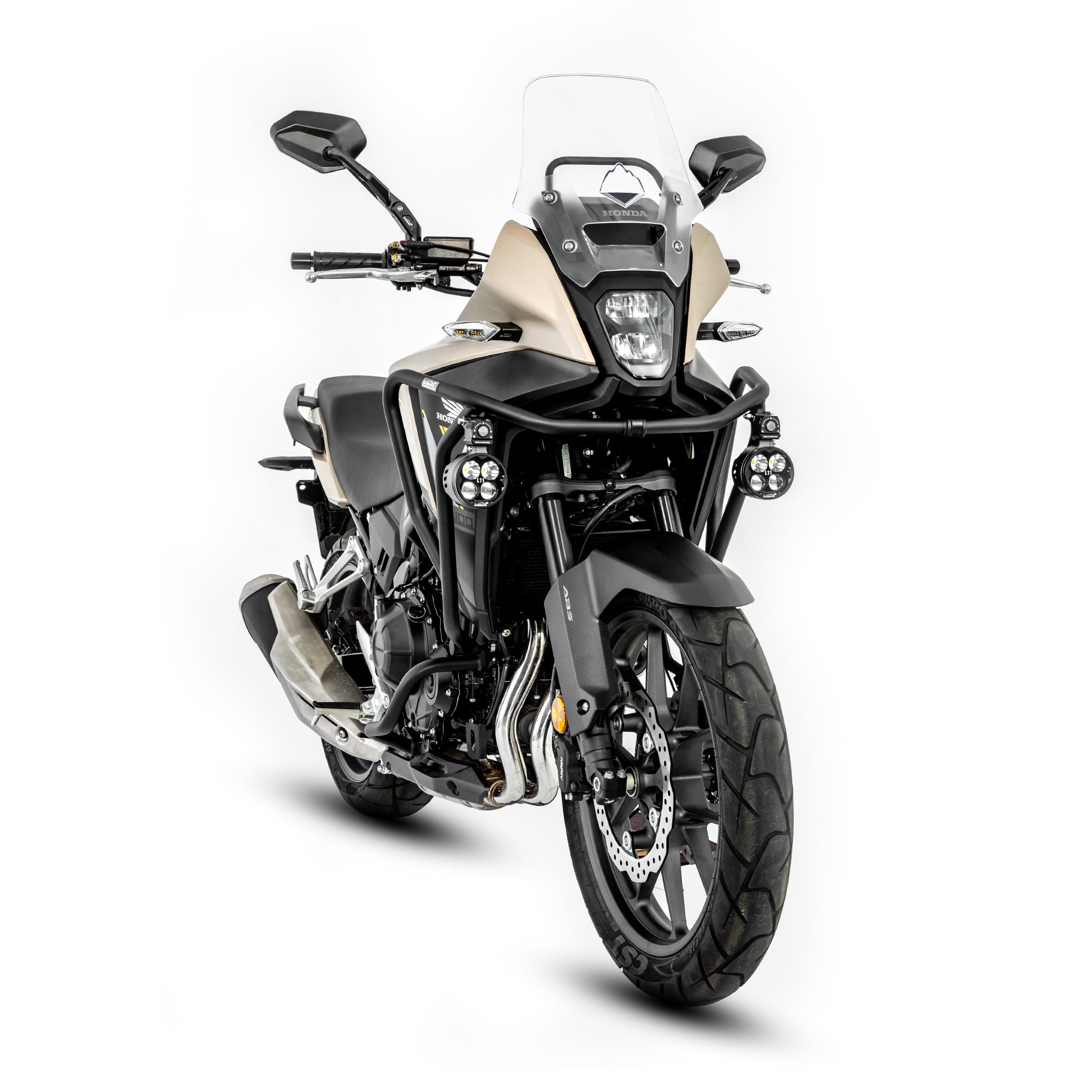 LOBOO Crash Bar for Honda NX400 / NX500 (2024+) | 304 Stainless Steel Engine Guard System - LOBOO