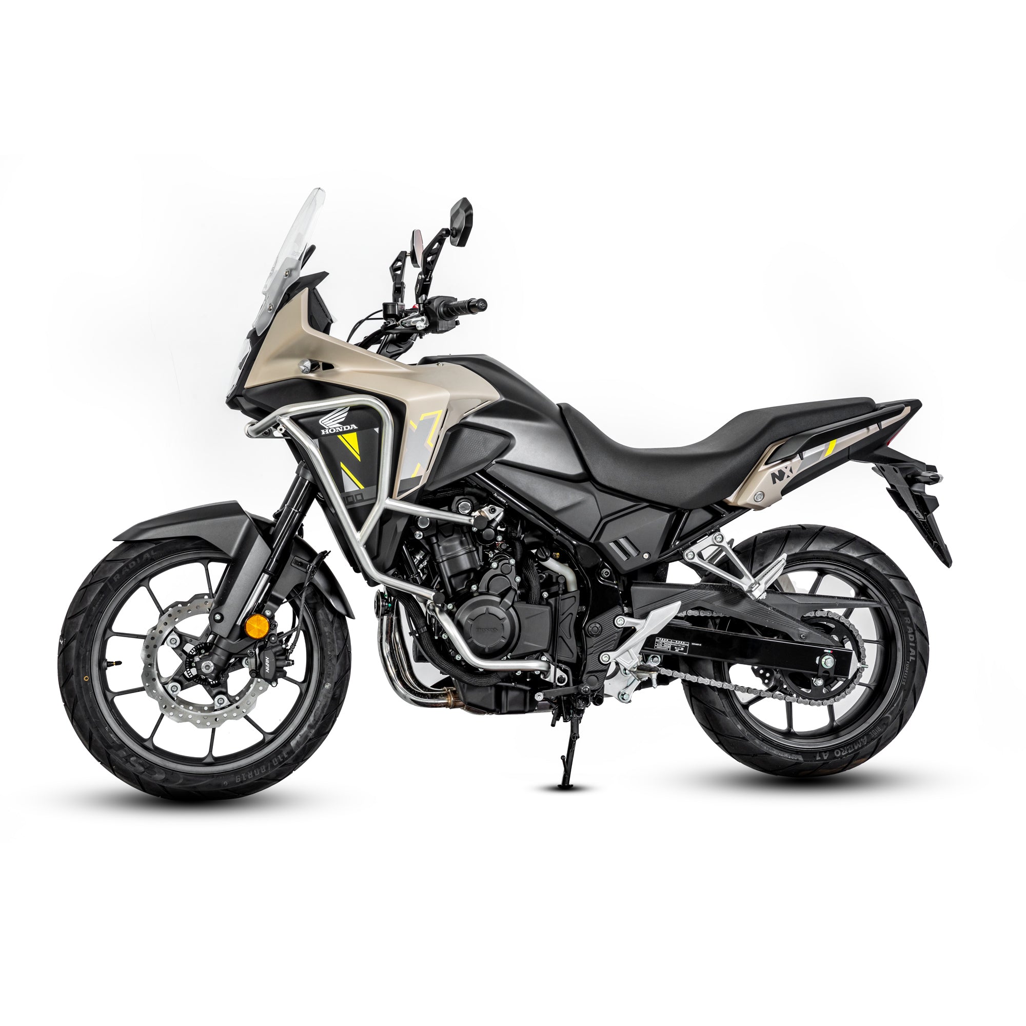 LOBOO Crash Bar for Honda NX400 / NX500 (2024+) | 304 Stainless Steel Engine Guard System - LOBOO