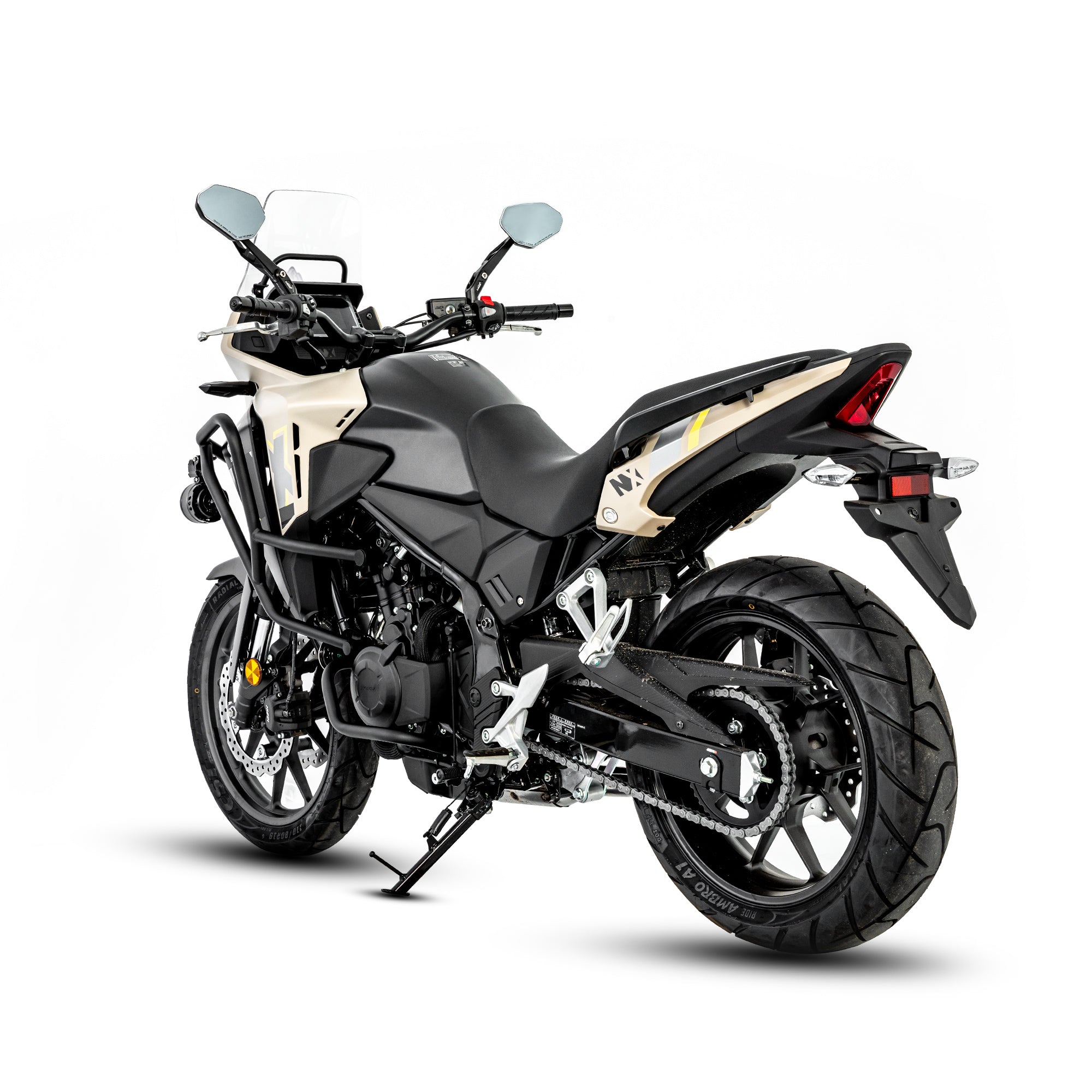 LOBOO Crash Bar for Honda NX400 / NX500 (2024+) | 304 Stainless Steel Engine Guard System - LOBOO