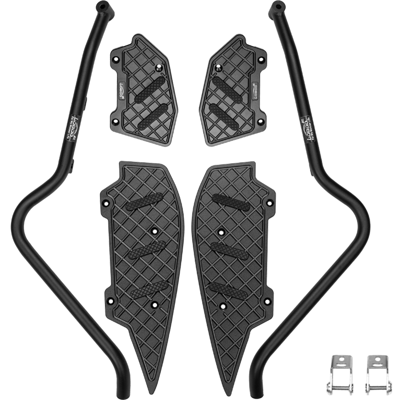 LOBOO Crash Bar for Yamaha XMAX 300 (2021 - 2023+) | 304 Stainless Steel Guard with Highway Pedals - LOBOO