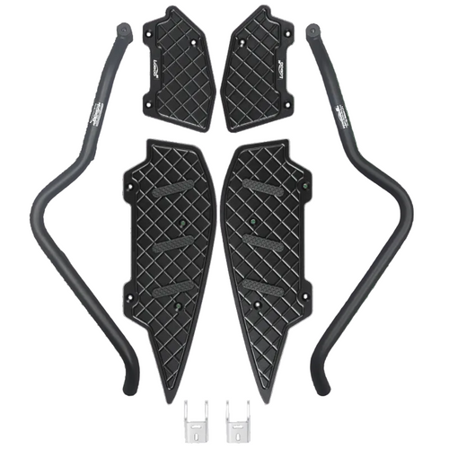 LOBOO Crash Bar for Yamaha XMAX 300 (2021 - 2023+) | 304 Stainless Steel Guard with Highway Pedals - LOBOO