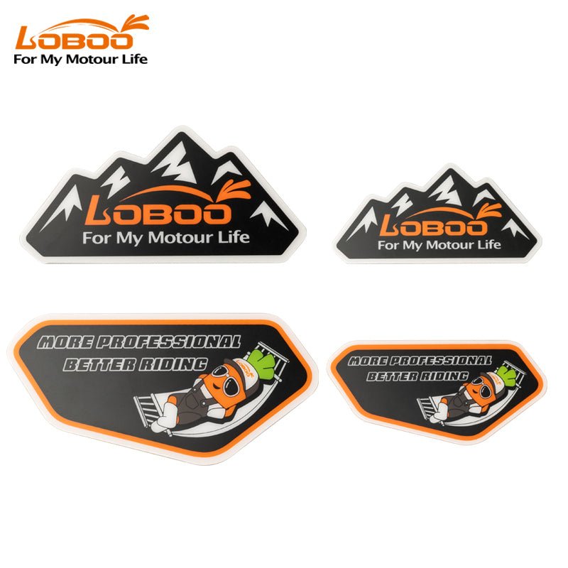 LOBOO Creative Motorcycle Sticker Set (XTZ03) | Premium PC Decals with 3M Adhesive & Fade - Resistant Print - LOBOO