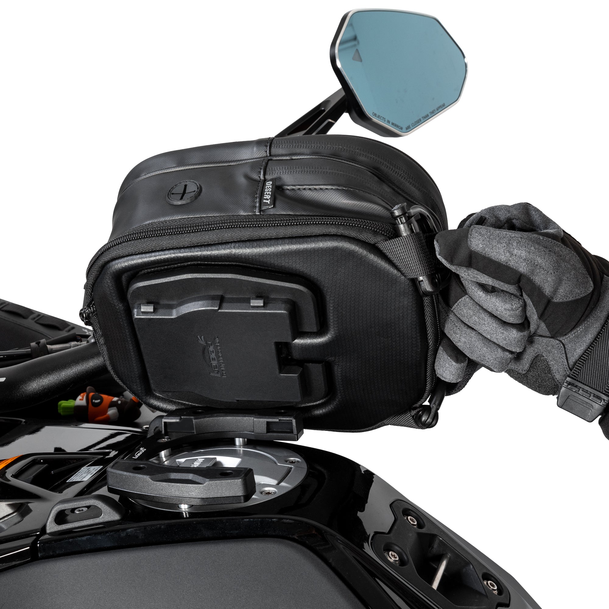 LOBOO DESERT Motorcycle Tank Bag (BTB0S5BK) - LOBOO