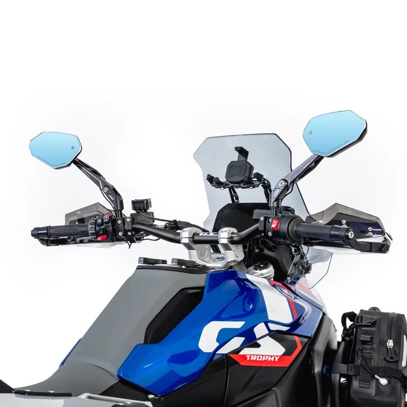 LOBOO Foldable Motorcycle Rearview Mirrors for BMW R1300GS / R1300GS ADV | Anti-Glare - LOBOO