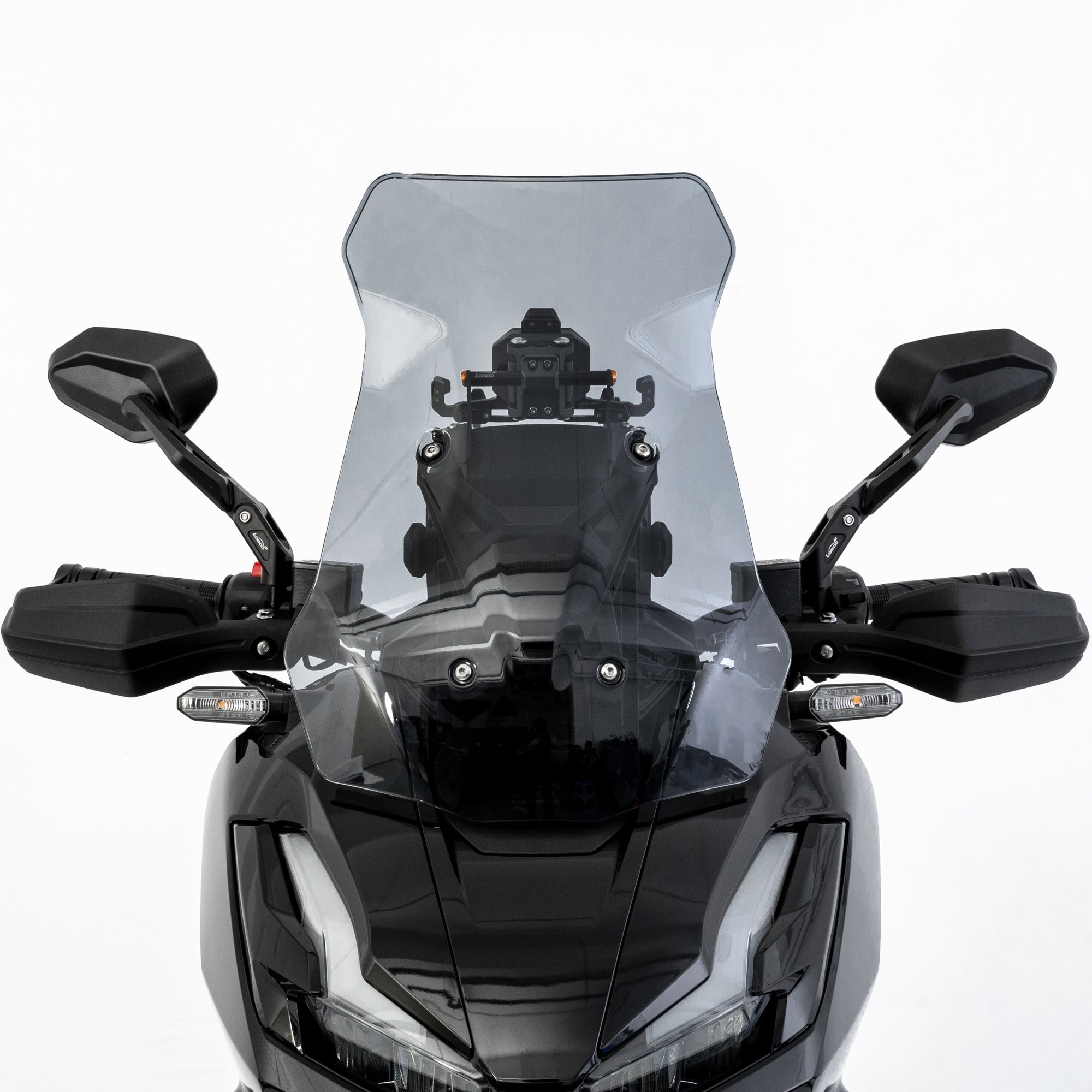 LOBOO High - Strength PC Windshield for Honda ADV350 (2025+) | Transparent & Light Gray - LOBOO