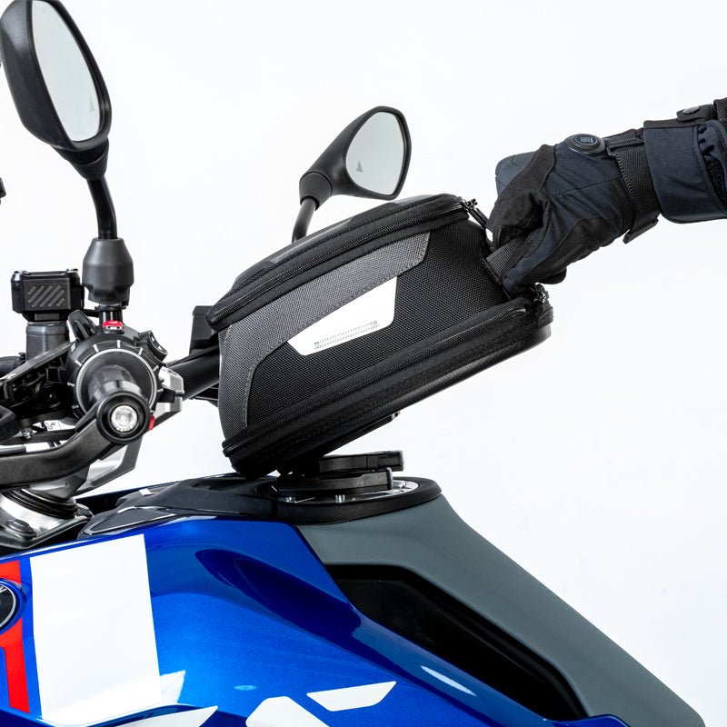 LOBOO Quick - Lock Tank Bag (Expandable) | 2520D Ballistic Nylon Adventure Luggage for BMW, KTM & Ducati - LOBOO