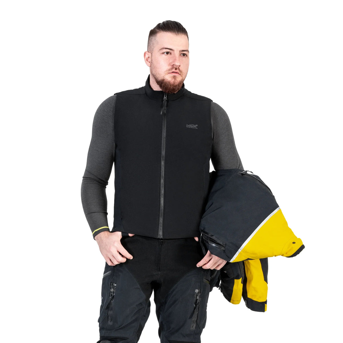 LOBOO RJR10 Electric Heating Vest | 3M Thinsulate & Carbon Fiber Smart Warmer with Dual-Zone Control - LOBOO