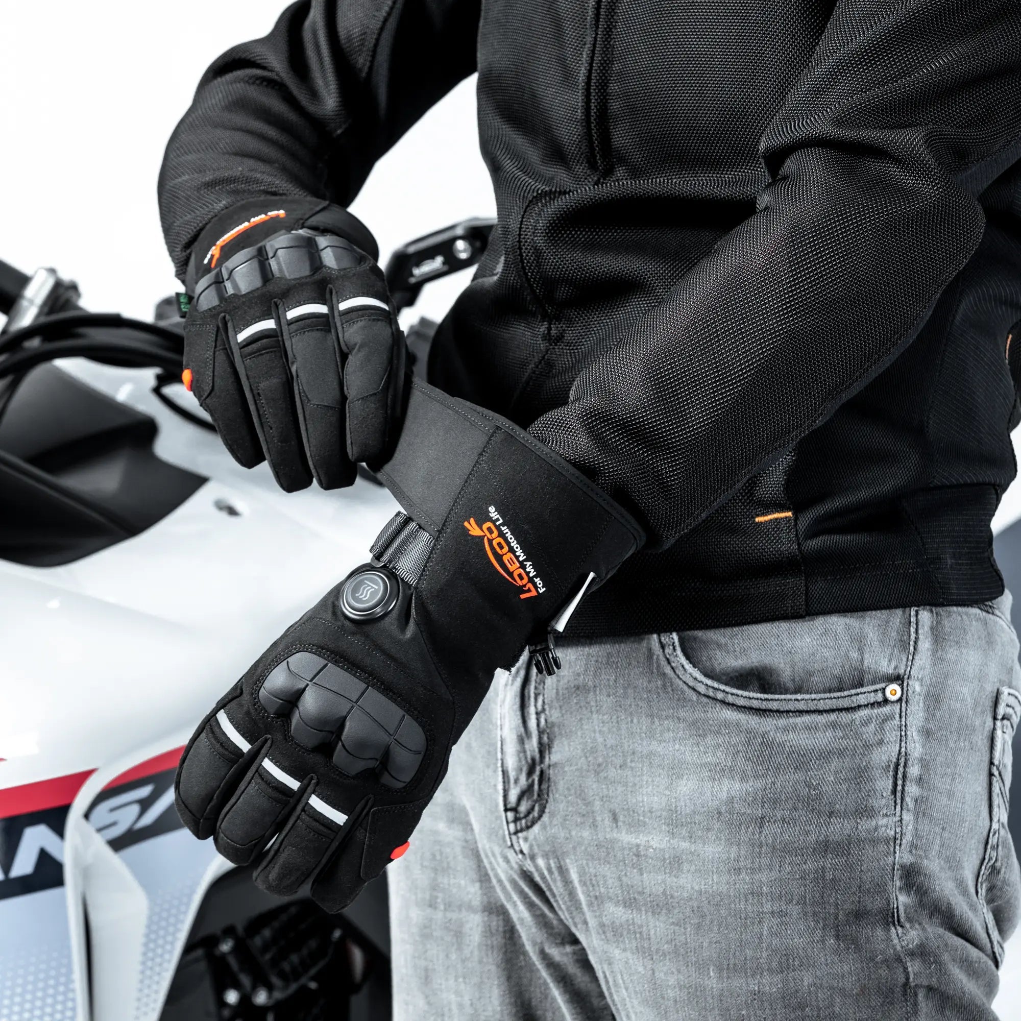 LOBOO RST26 Electric Heated Riding Gloves - LOBOO