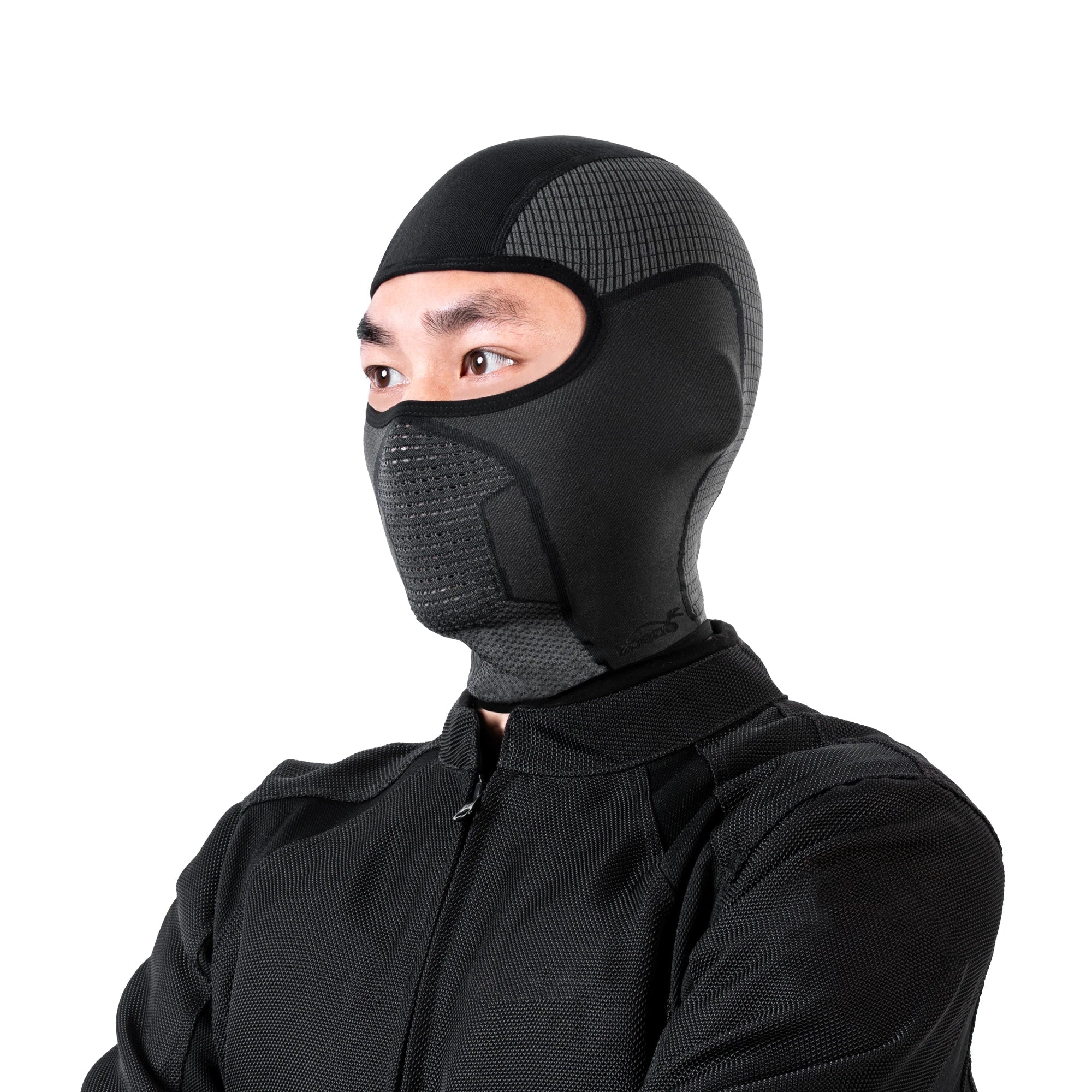 LOBOO RTT22 Riding Headgear | COOLMAX Motorcycle Balaclava & Samurai Mask - LOBOO