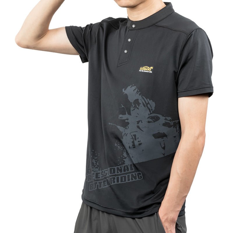 LOBOO RXT10 Cool - Max Riding T-Shirt | Moisture - Wicking Base Layer with Silver - Ion Antibacterial - LOBOO