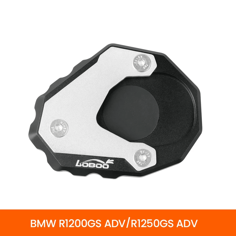LOBOO Side Stand Enlarger for BMW R1200GS / R1250GS & R1200GS ADV / R1250GS ADV | CNC Aluminum Kickstand Extension - LOBOO