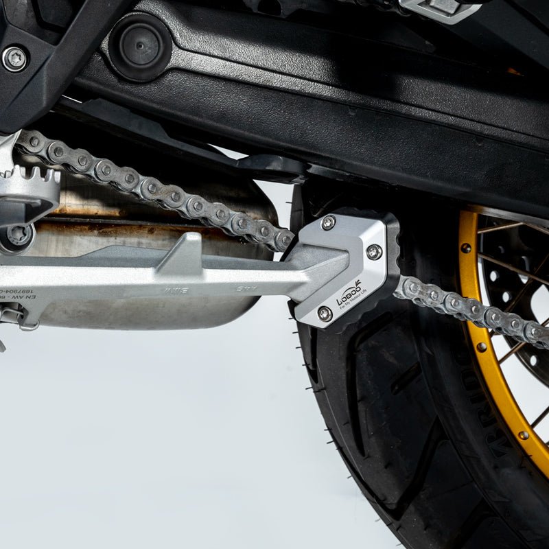 LOBOO Side Stand Extension for BMW F900GS (2024+) | CNC Aluminum Kickstand Enlarger Pad - LOBOO