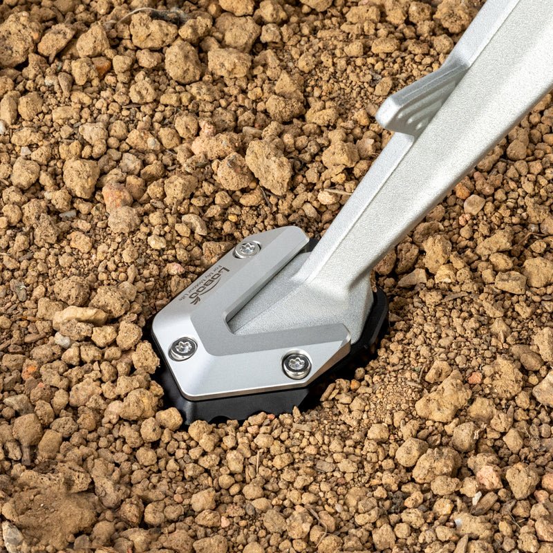 LOBOO Side Stand Extension for BMW F900GS (2024+) | CNC Aluminum Kickstand Enlarger Pad - LOBOO