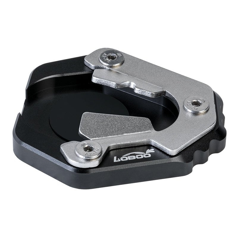 LOBOO Side Stand Extension for CFMOTO 450MT (2024+) | CNC Aluminum & Stainless Steel Kickstand Pad - LOBOO